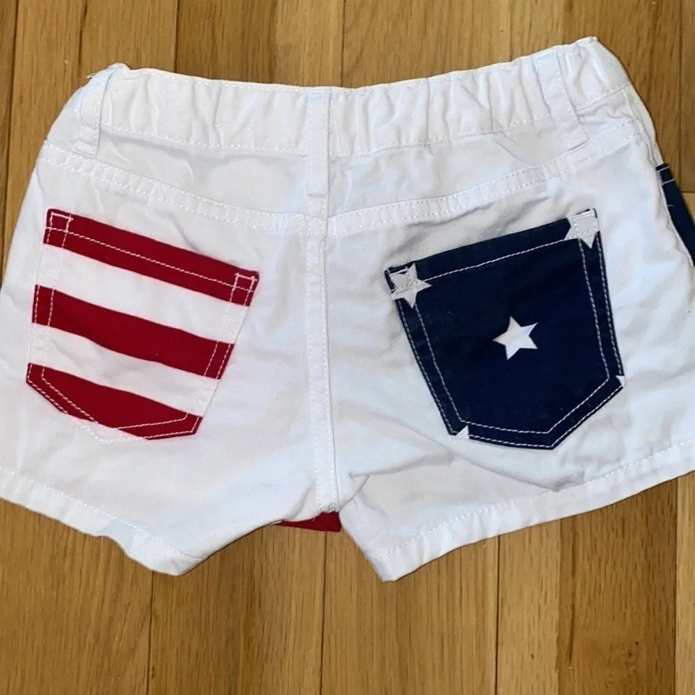 The Children’s Place Red White Blue Patriotic Shorts 6